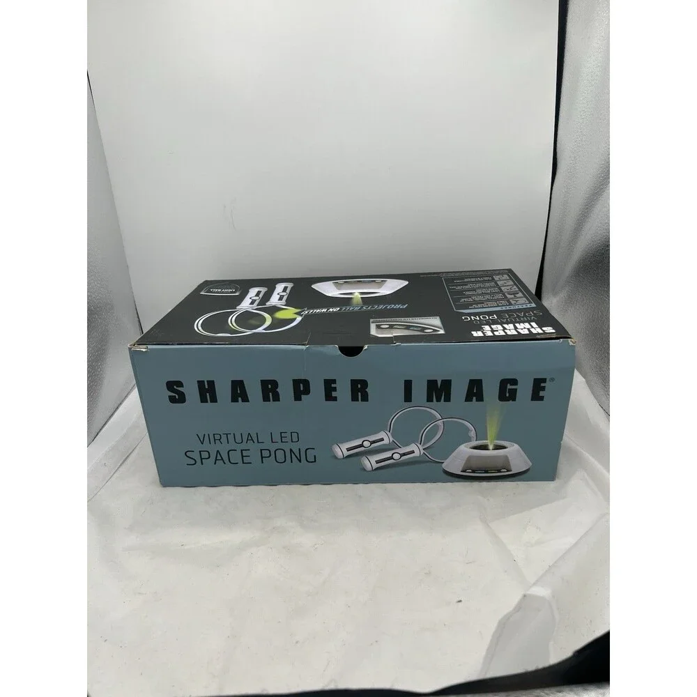 Sharper Image Virtual LED Space Pong Game for 1 or 2 Players